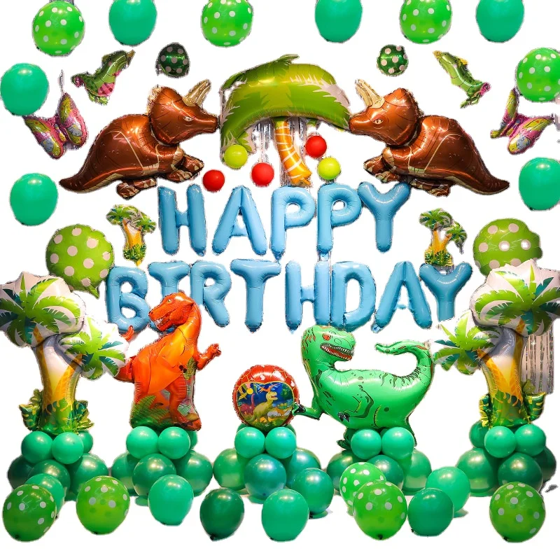 HT balloons dinosaur shaped boys birthday party decoration balloons animals birthday party decoration balloon