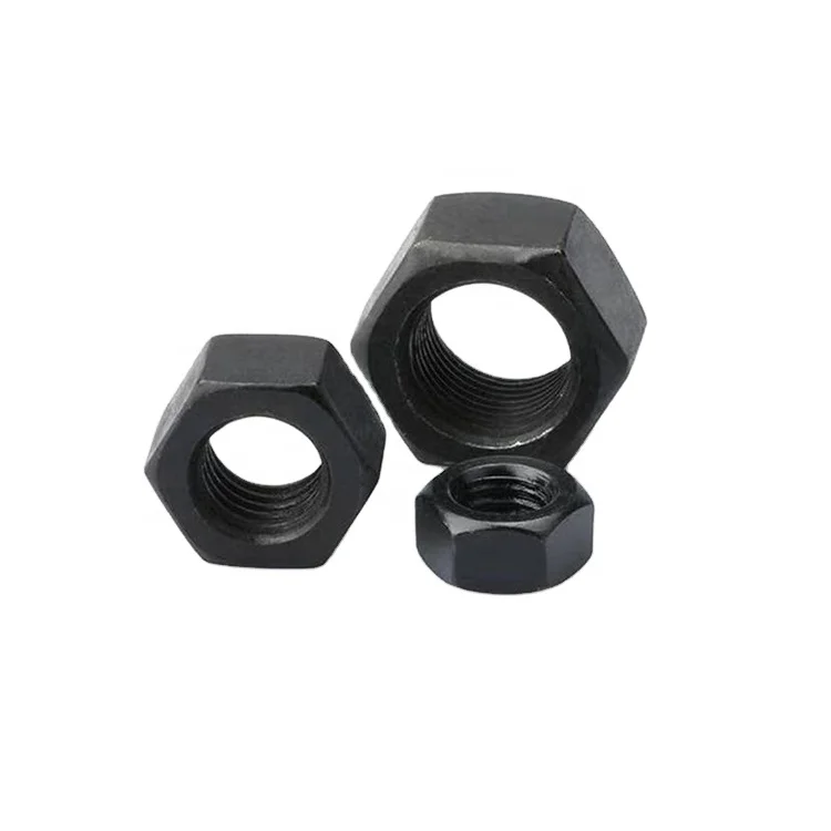 Hexagon Nut Din934 Carbon Steel Hex Nut With Black Oxide Grade 4 4.8 6 8 10
