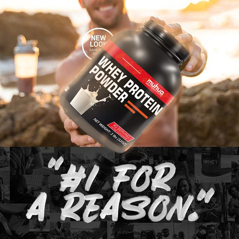 OEM wholesales and customizes the production of whey protein self-defined logo fitness sports protein powder