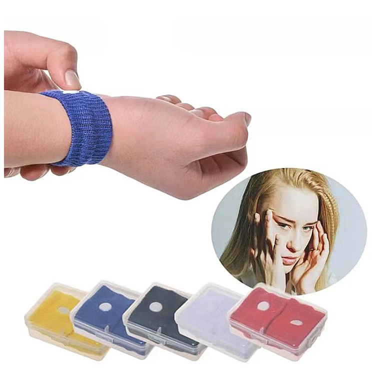 Wholesale Travel Anti Nausea Car Sea Plane Morning Sickness Wrist Bands Nausea Relief Acupressure Motion Sickness Bands