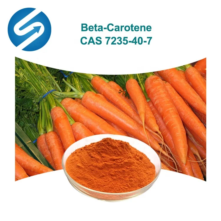 Beta-Carotene Beta Carotene Beta-Carotene Dunaliella Salina Powder CAS 7235-40-7 CAS No.7235-40-7 CAS 7235407