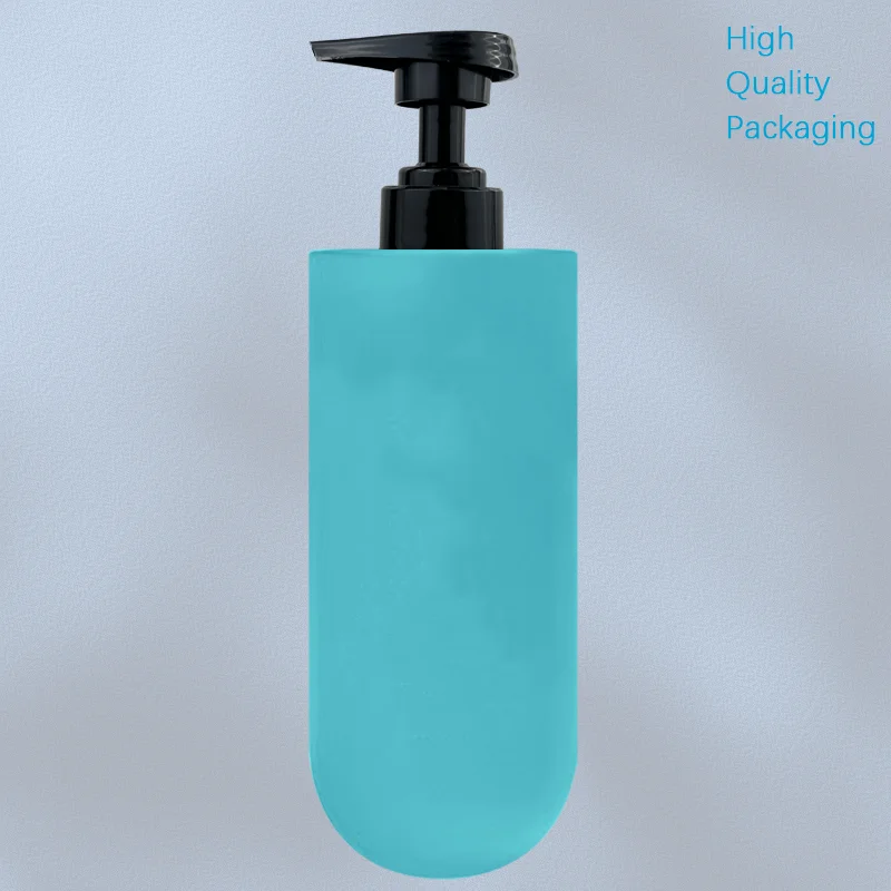 empty 250 300 400 750 ml recycled plastic cosmetic packaging shampoo and conditioner 8 10 13 25 oz shower gel shampoo bottle