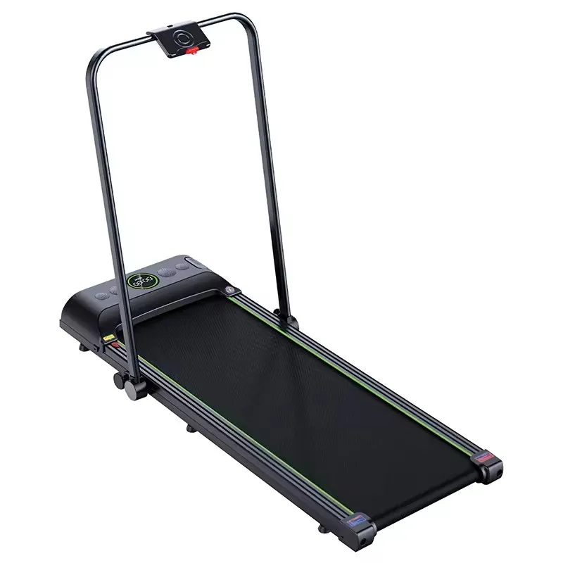 Indoor Home Custom Logo Exercise Fitness Equipment Electric Foldable Motorized Treadmill Home Use With Handle