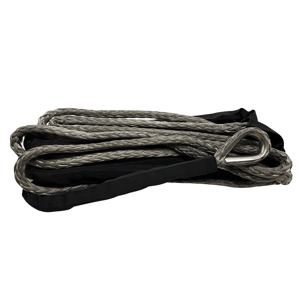 synthetic winch rope with hook towing winch ropes for atv