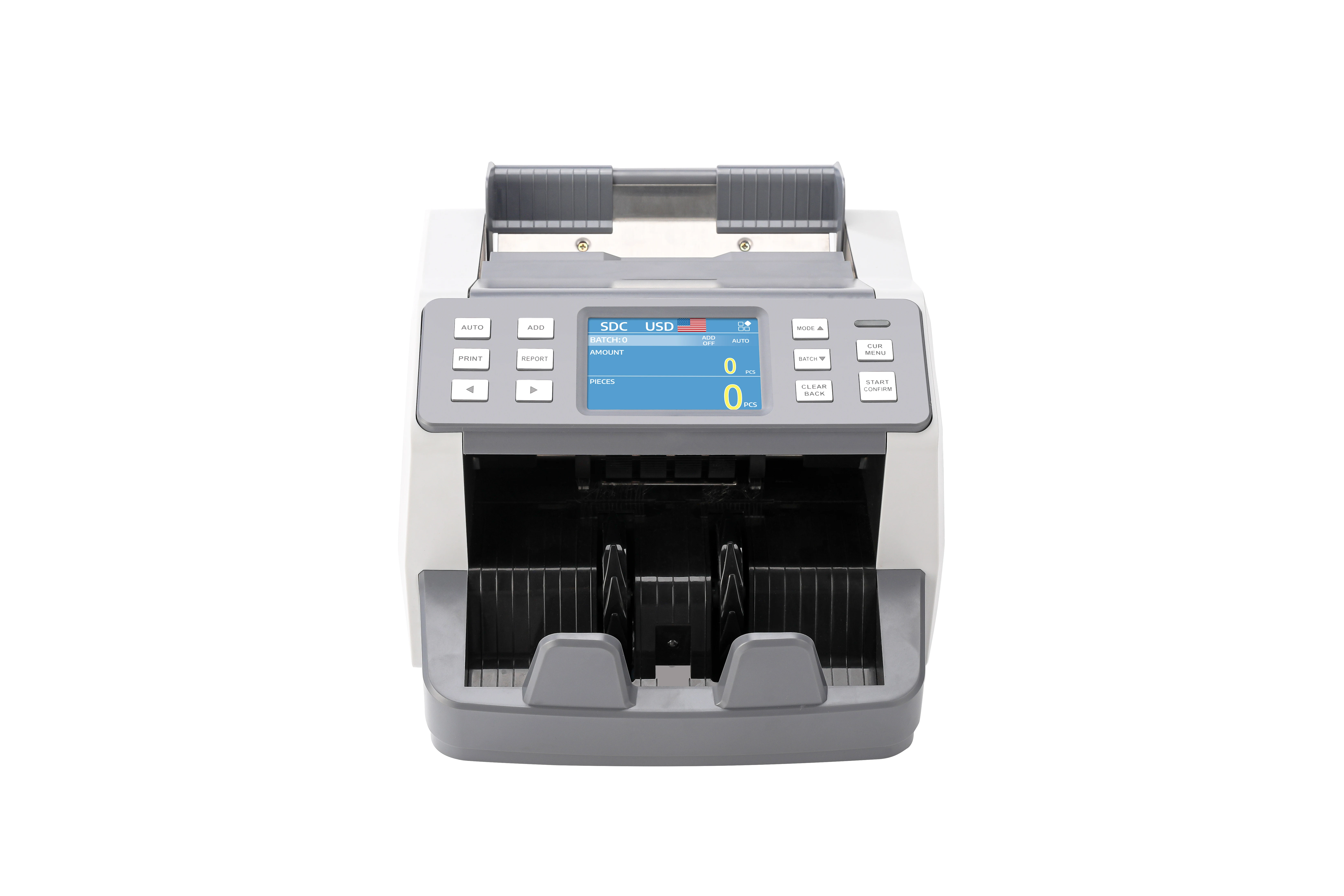 HL-P85 backloading mixed value counter/banknote counting machine/bill counter with double CIS IR UV