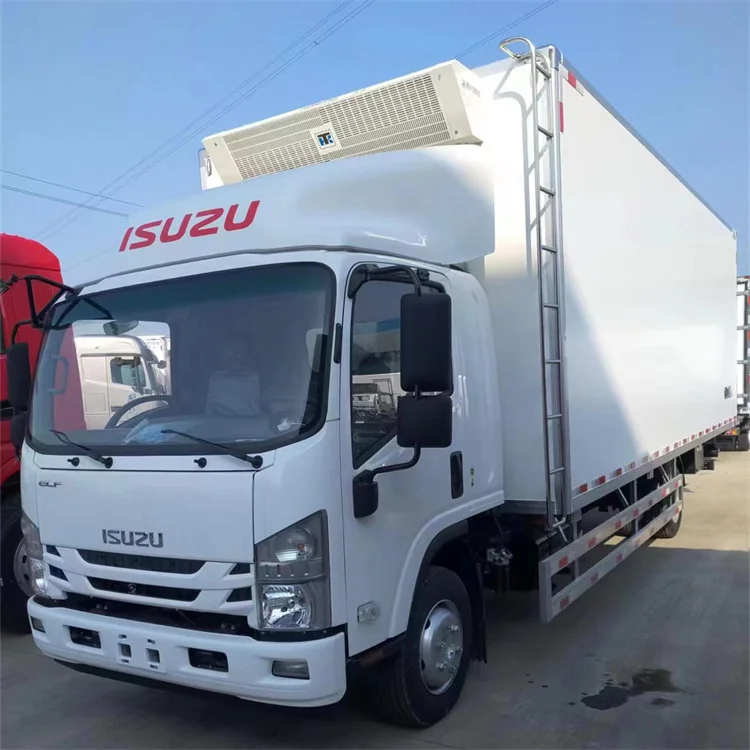 Famous Japanese ISUZU refrigerator truck  6.8M box  refrigerator wagon freezer vehicles refrigerated van cold trucks chill car