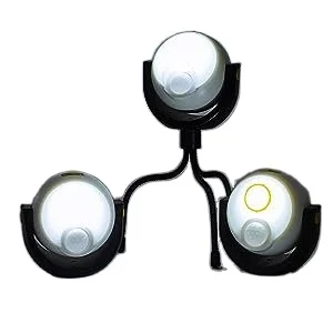 360 degree Rotating Portable Outdoor ip65 waterproof Round lamp LED Night Light Motion Sensor Light 120 LM smart lighting