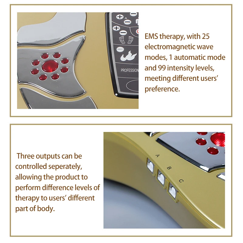 New Intelligent Portable Fast Pain Relief Tens Chinese Foot Massage