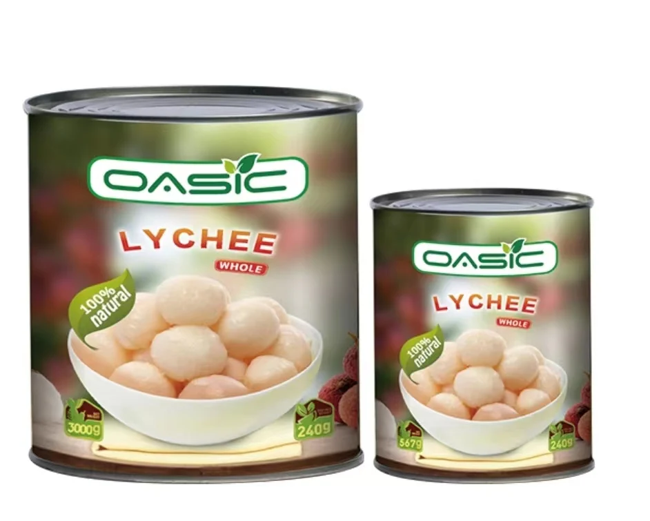 Lychee In Tin Canned Lychee 100% Natural From China With High Quality&Cheap Price