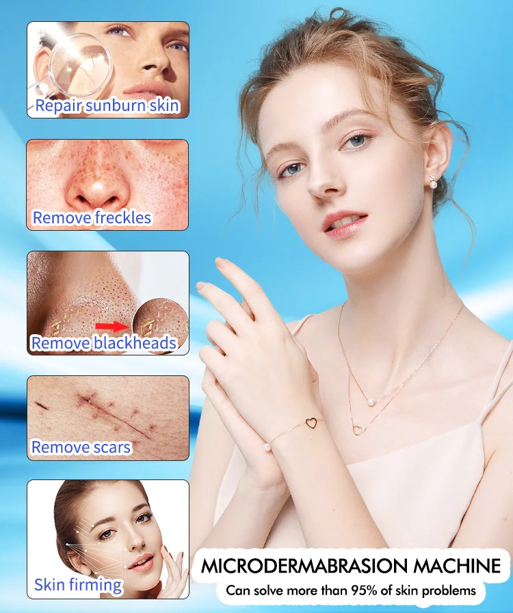 New Arrivals 15 In 1 Dermabrasion Facial H2O2 Small Bubble Skin Oxygen 2 Head Skin Scrubber Aesthetic Bubble Beauty Instrument