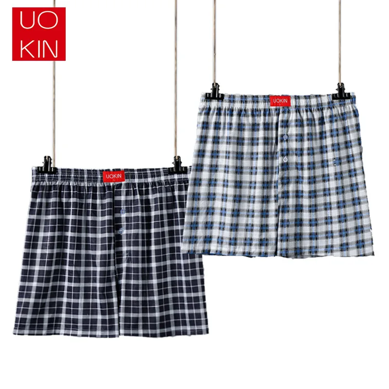 Мужские повседневные домашние брюки arlo Модные свободные дышащие мягкие удобные мужские боксеры в клетку