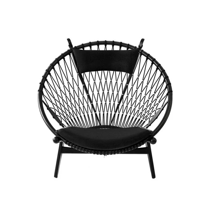 
Modern style replica Circle wooden lounge chair 