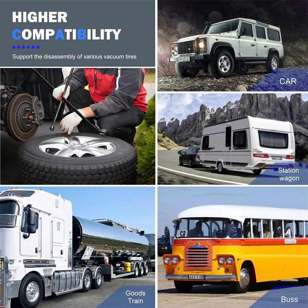 Auto Maintenance Tire Changing Removal Tool Tubeless Tire Mount Demount Iron Tire Bar