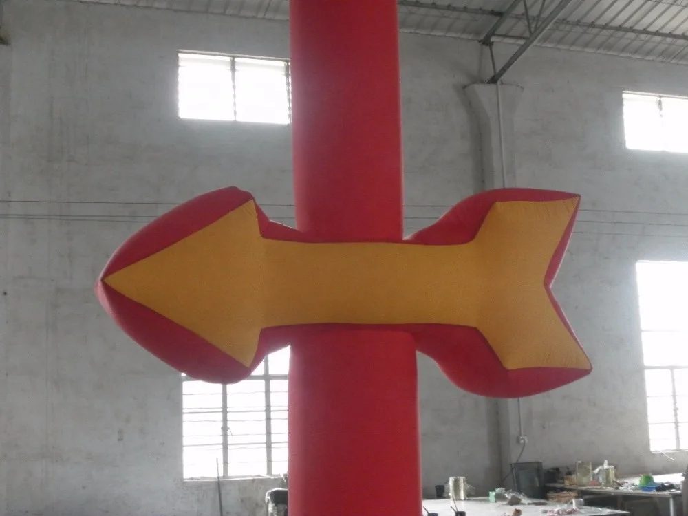 custom made inflatable sky dancer with arrow, outdoor for sale inflatable air dancer for advertising
