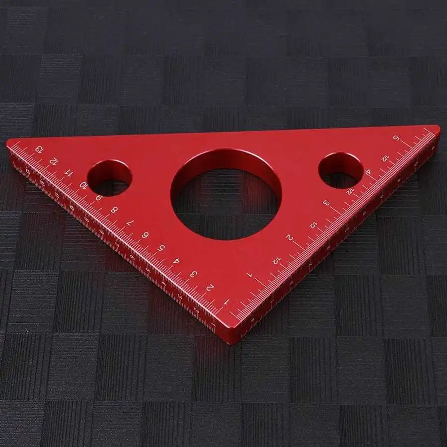 90 degree positioning squares aluminum alloy 5 inch/13 cm right height ruler precision carpenter woodworking tools for work in