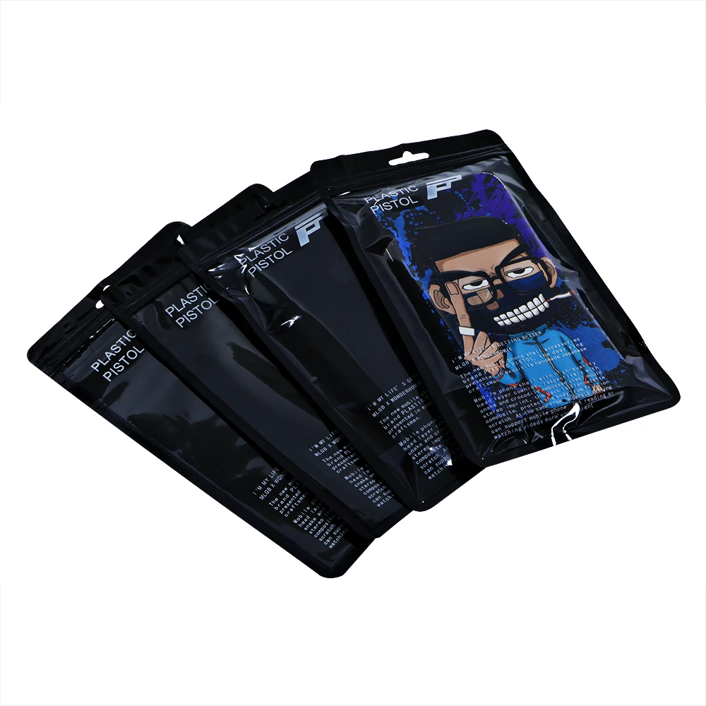 Phone Case Packaging  Customized Zipper Phone Case Bag For Mobile Accessories Plastic Packaging