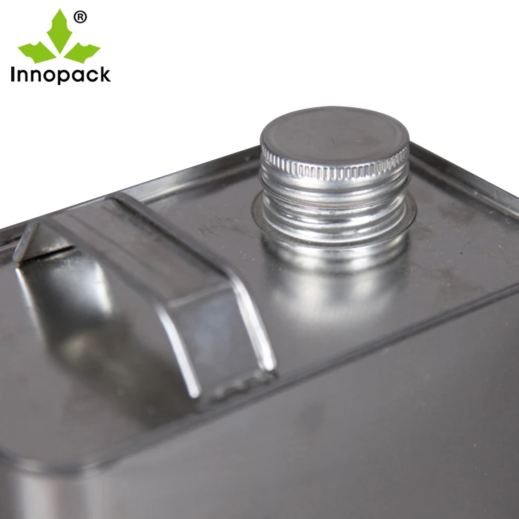 4 Liter 1 gallon Wholesale square paint oil tin cans fuel additive tinplate cans Oil Tin Can