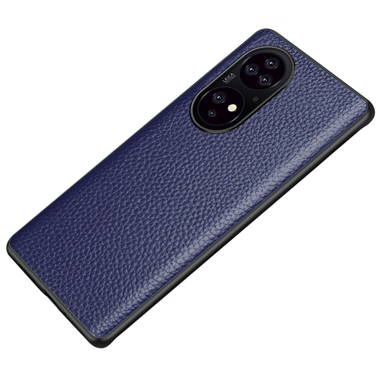 
 Оптовая продажа с фабрики роскошный защитный чехол из натуральной кожи для Huawei P50 Pro  