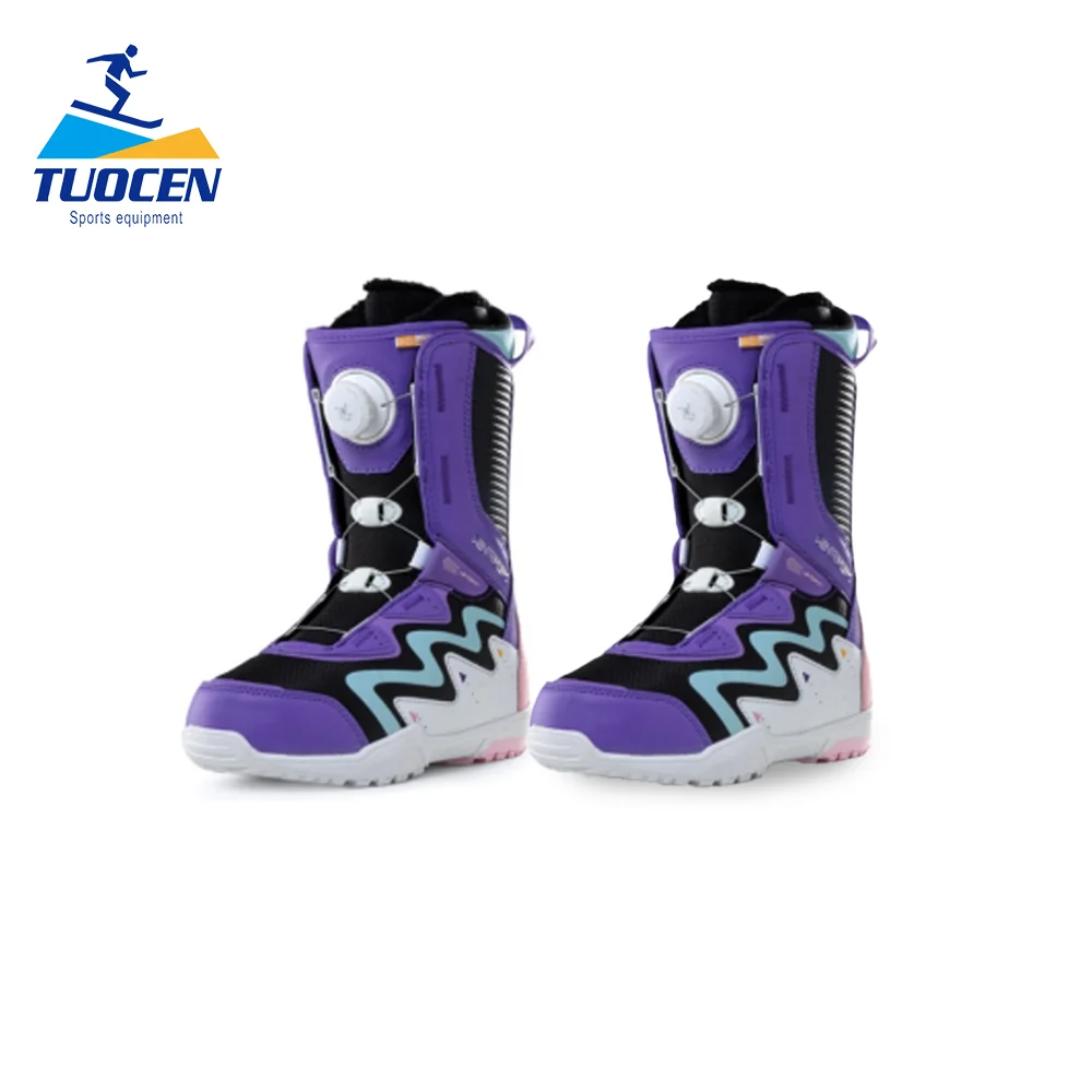 High Quality manufacturer  warm pile ski training  skiing sport  outdoor  winter  adult snowboard boots