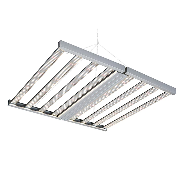 Higher PPFD Full Spectrum Foldable Dimmable with UR/FR 6 bars 8 bars 480W 650W 800W 1000W Bar LED Grow Light for Indoor Plants