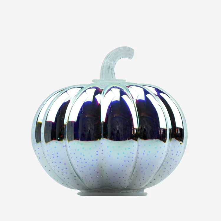 19,5*20 см 3D фейерверк стеклянная Тыква светодиодные Рождественские огни волшебное украшение на Хэллоуин