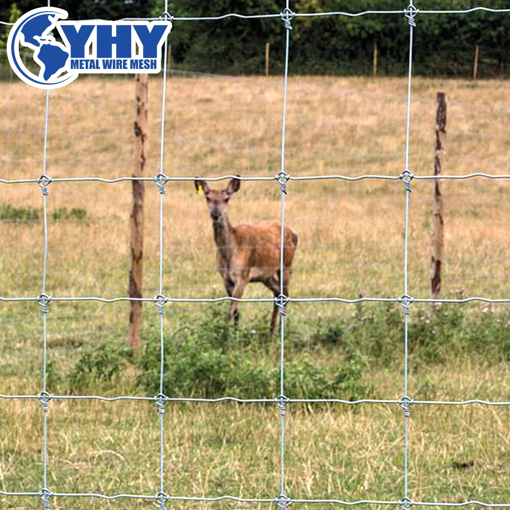 7ft Galvanized wire mesh animal fence/horse corral fence/cattle fence