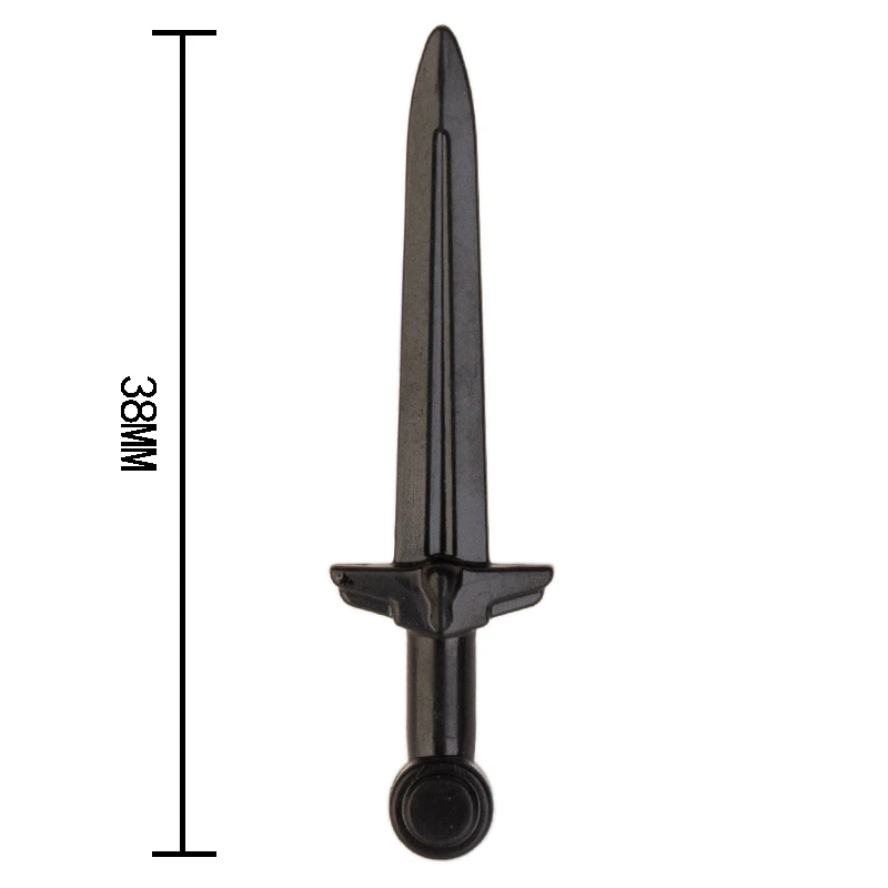 Koruit MEDIEVAL Time Gondor Лебедь рыцарь оружие меч для фигурок 4 см MOC строительные блоки кирпичные аксессуары игрушки