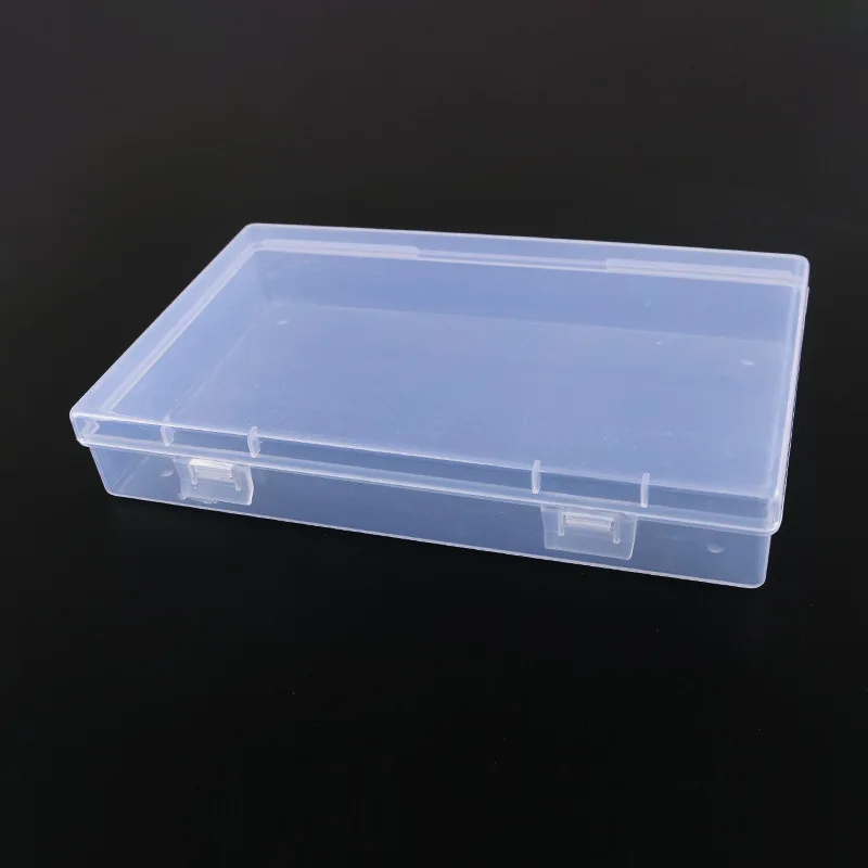 Transparent Plastic Removable Large 8 Grid Storage organizer Component Parts Box Jewelry Accessories Packaging Box Wholesale