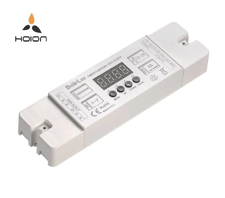 4CH 4 в 1 PWM Регулируемый DMX RDM светодиодный dmx декодер RGB контроллер DMX512 RGBW