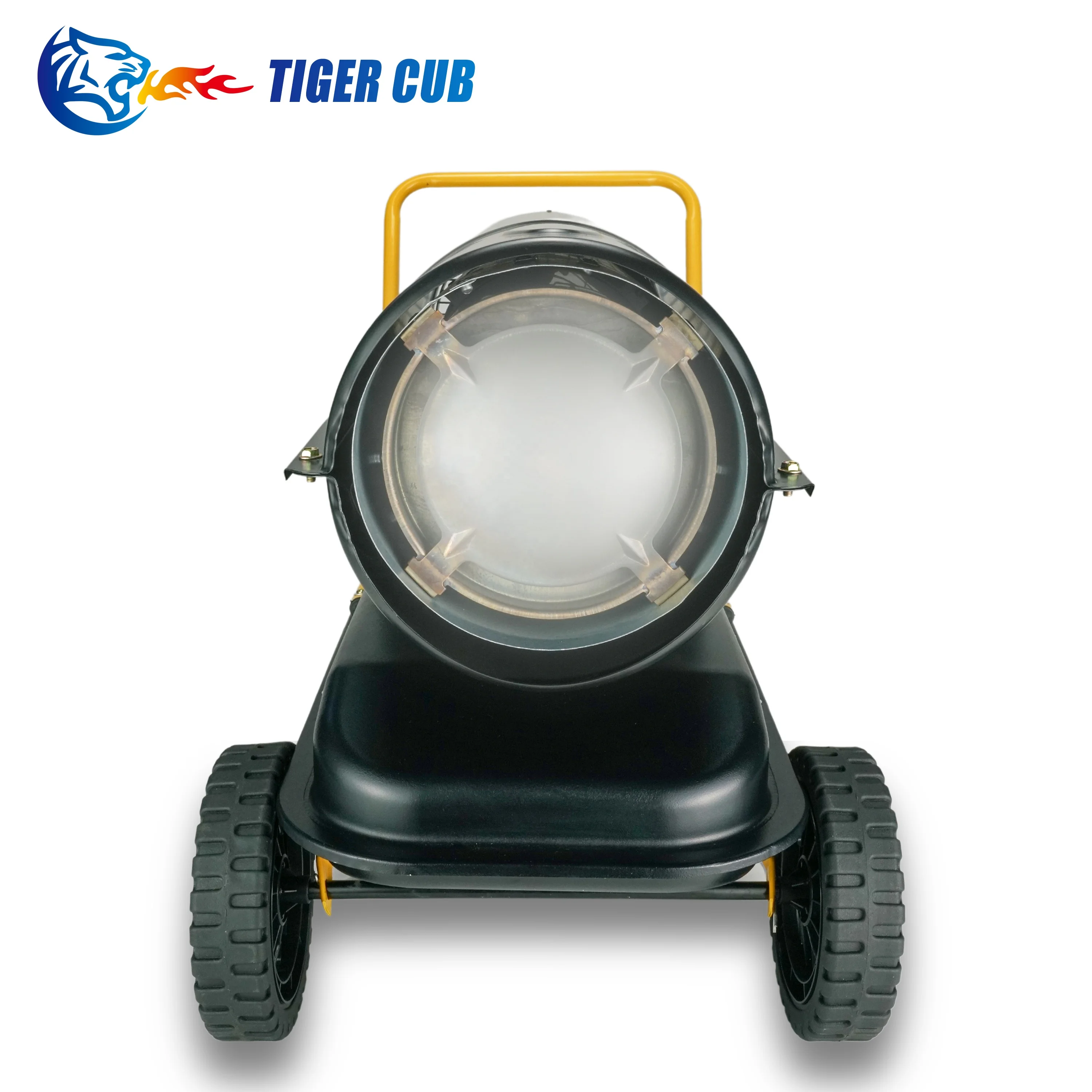 New 30KW Mobile Industrial Room Oil Heater from China Diesel Space Heaters with Reliable Motor for Greenhouse Farm Home