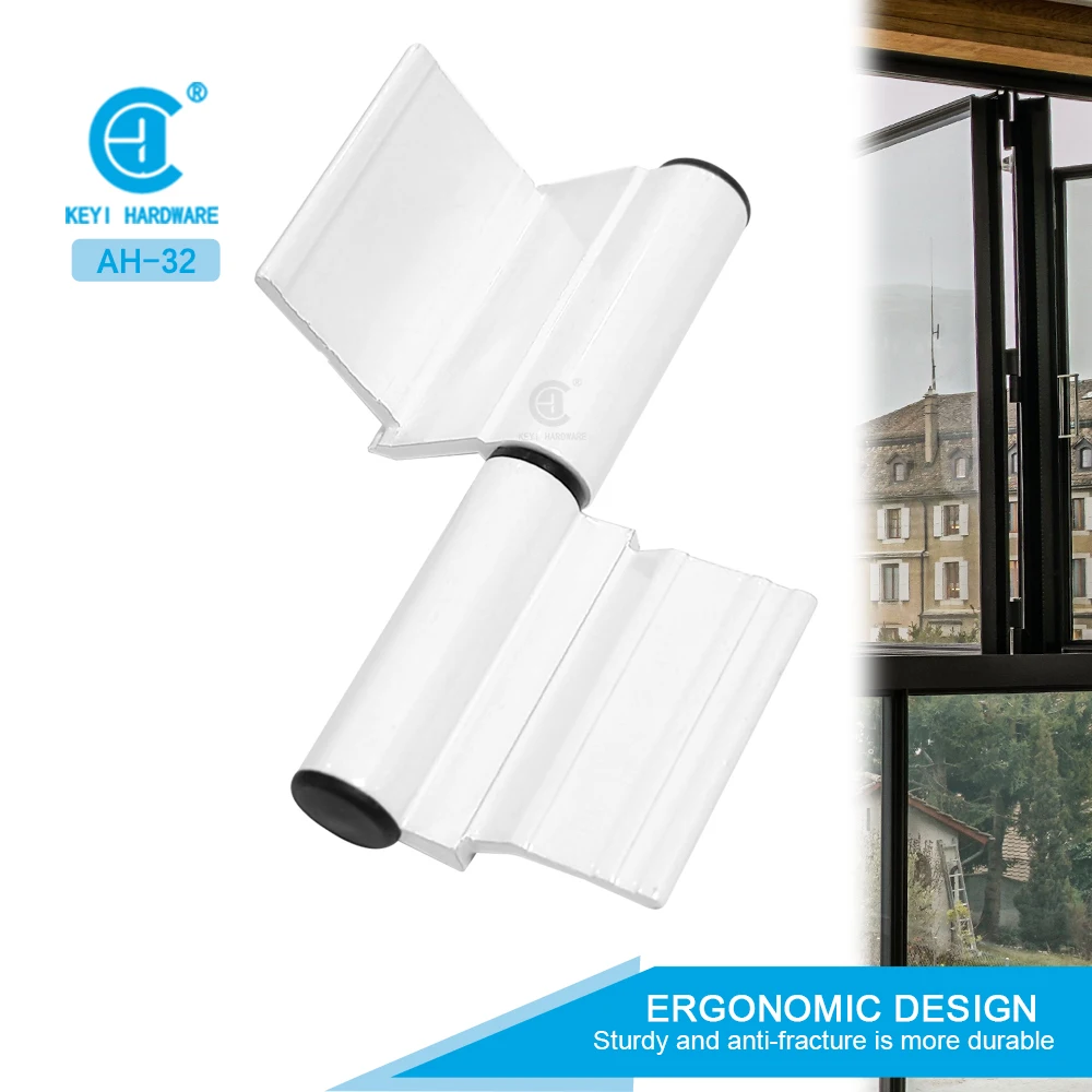 Customizable Aluminum Alloy  Hinges White Casement Swing Door Window Pivot Hinges Sliding Door Hinges for Middle Eastern Markets