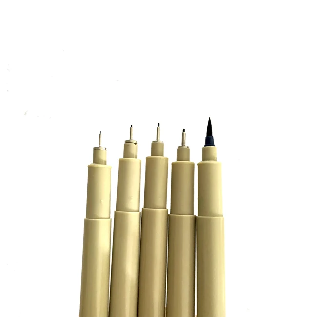 Stationery smooth cartoon design liquid liner pen custom waterproof pen liner student office signature  needle pen