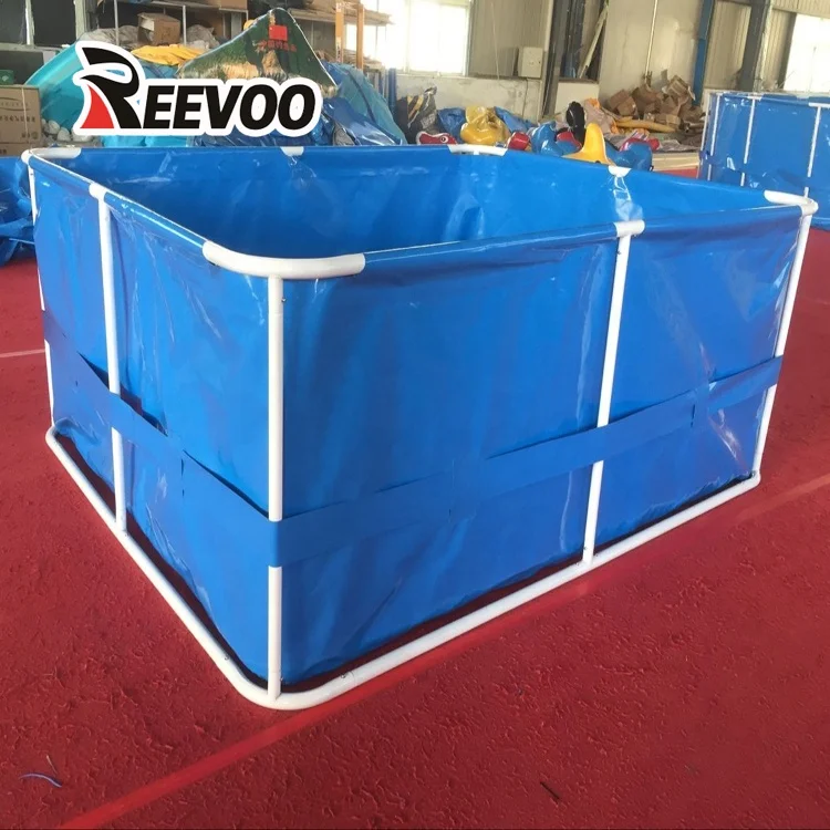 Agriculture durable pvc tarpaulin water tank fish farming tank