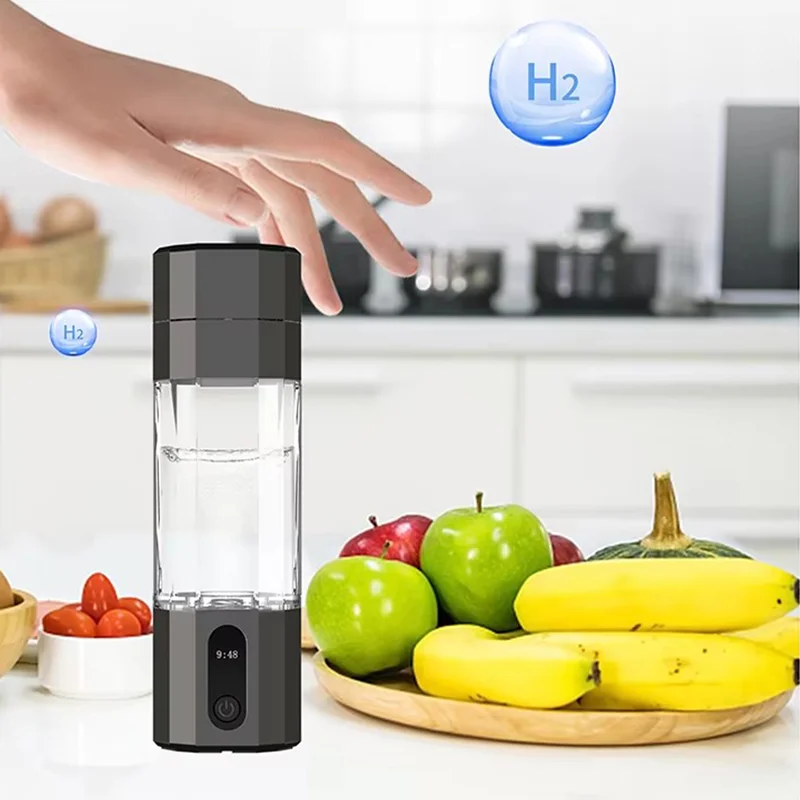 2025 New Factory Offer 2-in-1 Portable Hydrogen Generator Electric Hydrogen Water Bottles Cup 6000ppb Body Healthcare Gifts
