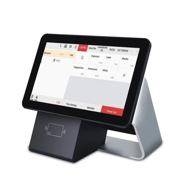 17 inch aluminum dual touch capacitive screen tablet PC for Hair Salon Pos App System