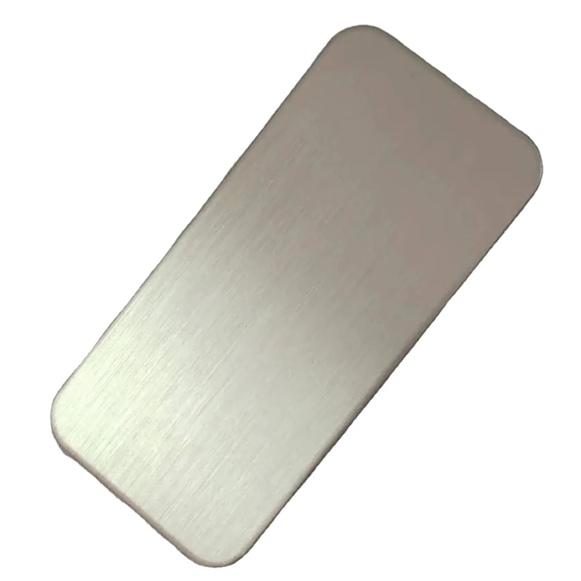 China Factory Custom Engrave Metal Name Plate Brushed Aluminum Anodized Nameplate Blanks