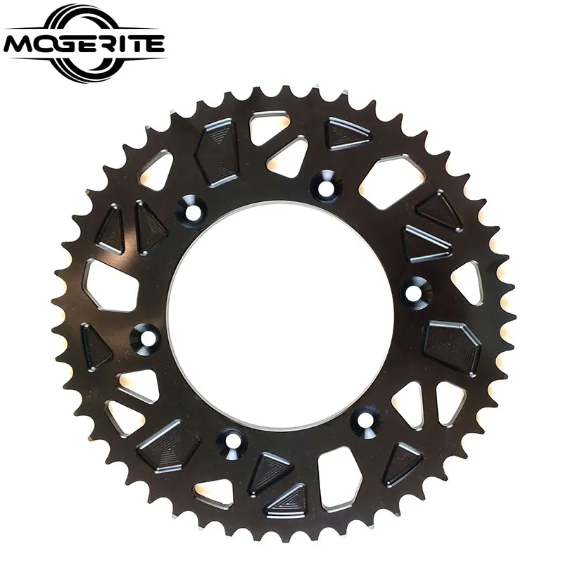 
factory directly New Design aluminium 7075 T6 CNC Machining cheap motorcycle chain sprocket 49T 