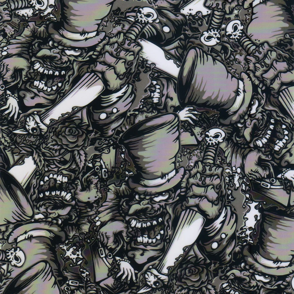 PVA Hydrographic Film Water Transfer Film Skull Hydro Film for Aqua Print