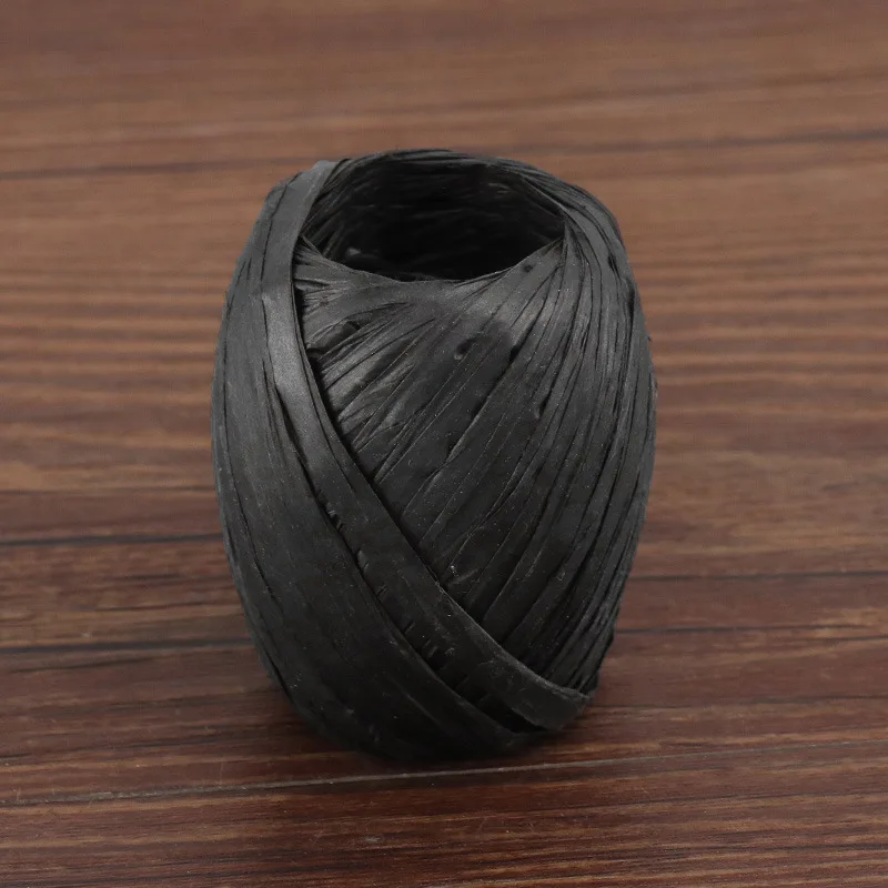 Red raffia paper rope football omelet paper roll