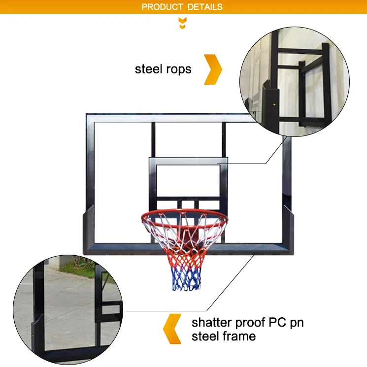 Портативный баскетбольный щит SA S010 с оборудованием для игры в баскетбол внутри и вне помещения