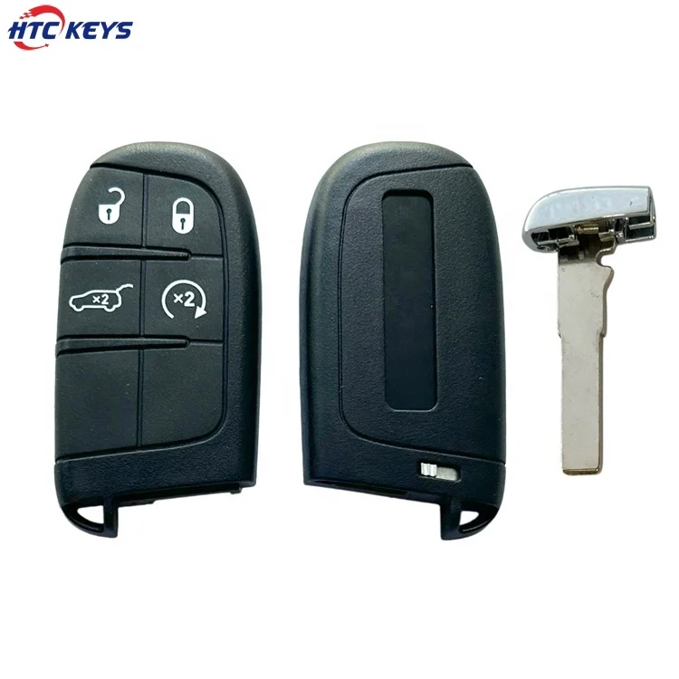 Car vehicle remote key shell case 4 buton SIP22 blade for c-hrysler car key case