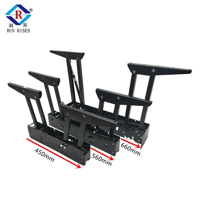 B12-2H coffee table support frame Extendable Mechannism Hinge Lift Mechanism