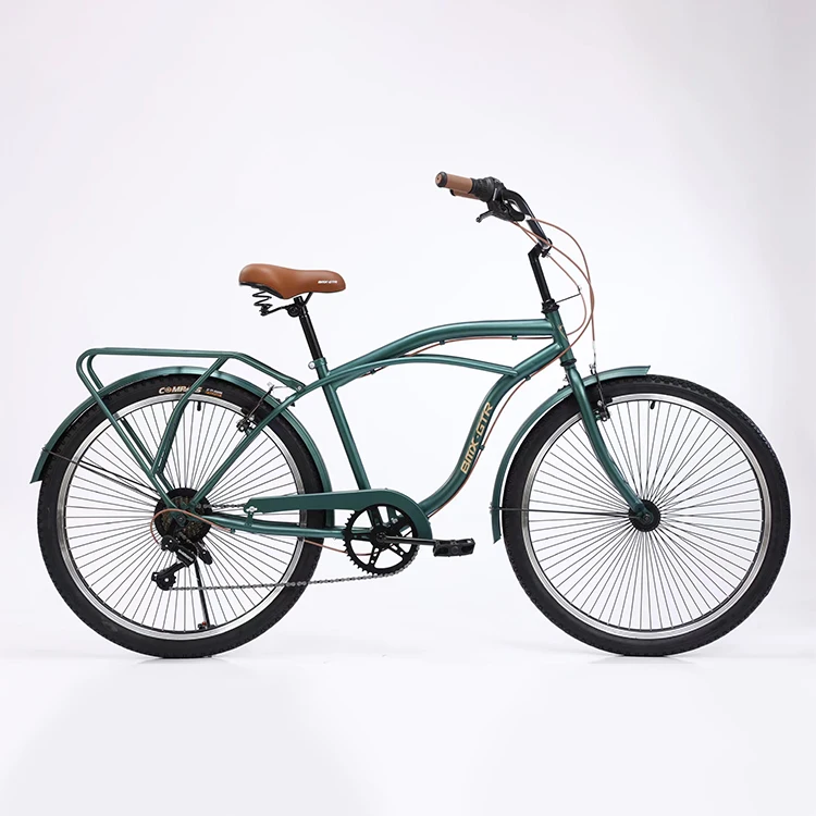 Factory promotion price hot sale 26 inch grey color famous brand spare parts 7 speed beach cruiser bikes for sale