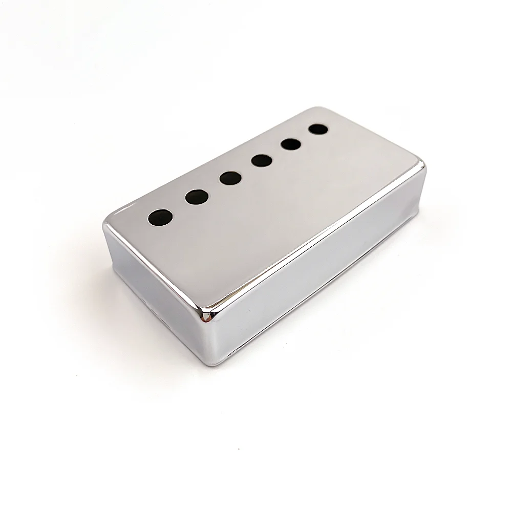 Chrome copper 50mm 52mm LP humbucker guitar pickup cover for sale
