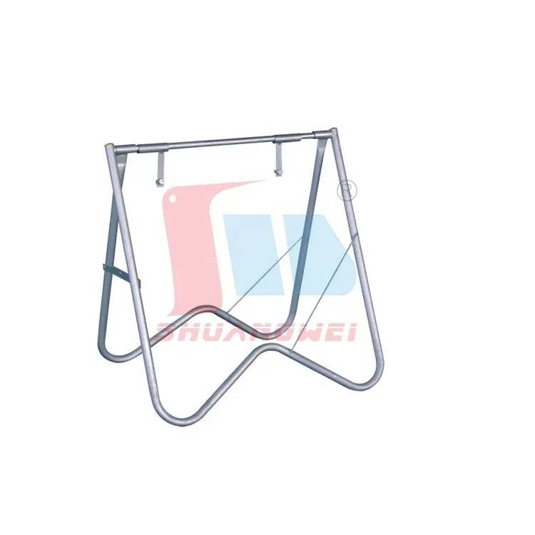1200x900mm Sign Sidewalk Sign Frame Standing Portable Roadway Street Warning Workzone Sign Stand Road Closed Rack Swing Stand
