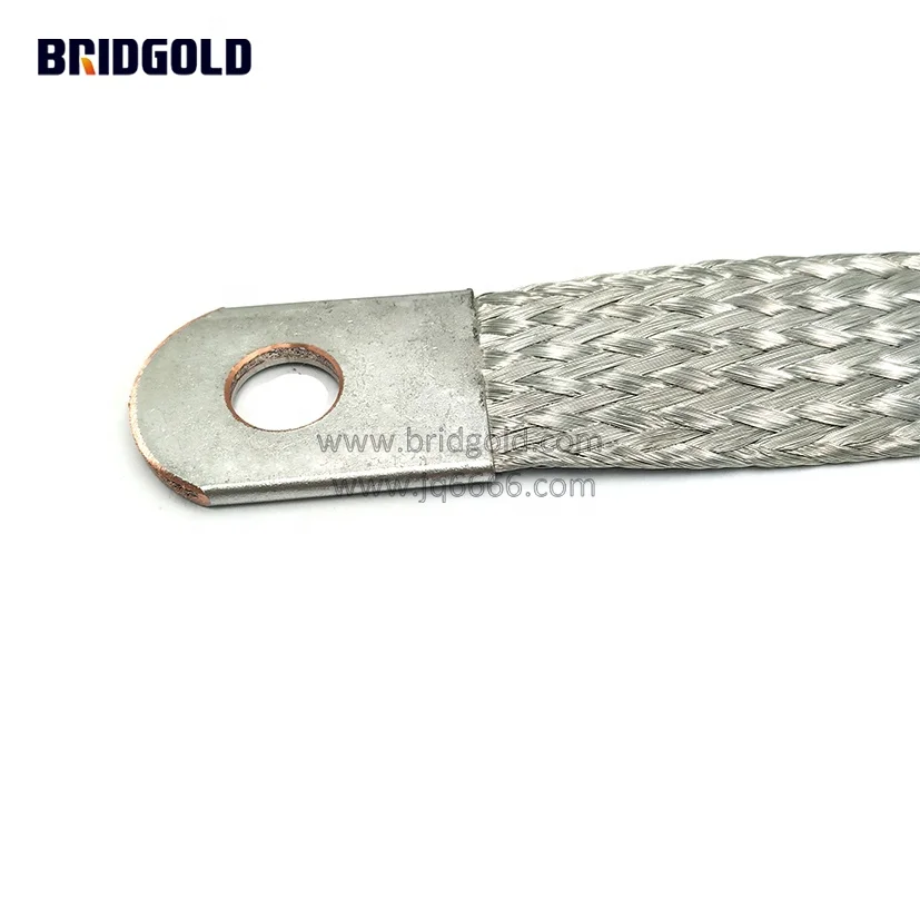 tinned copper braided ground strap for electric drive system