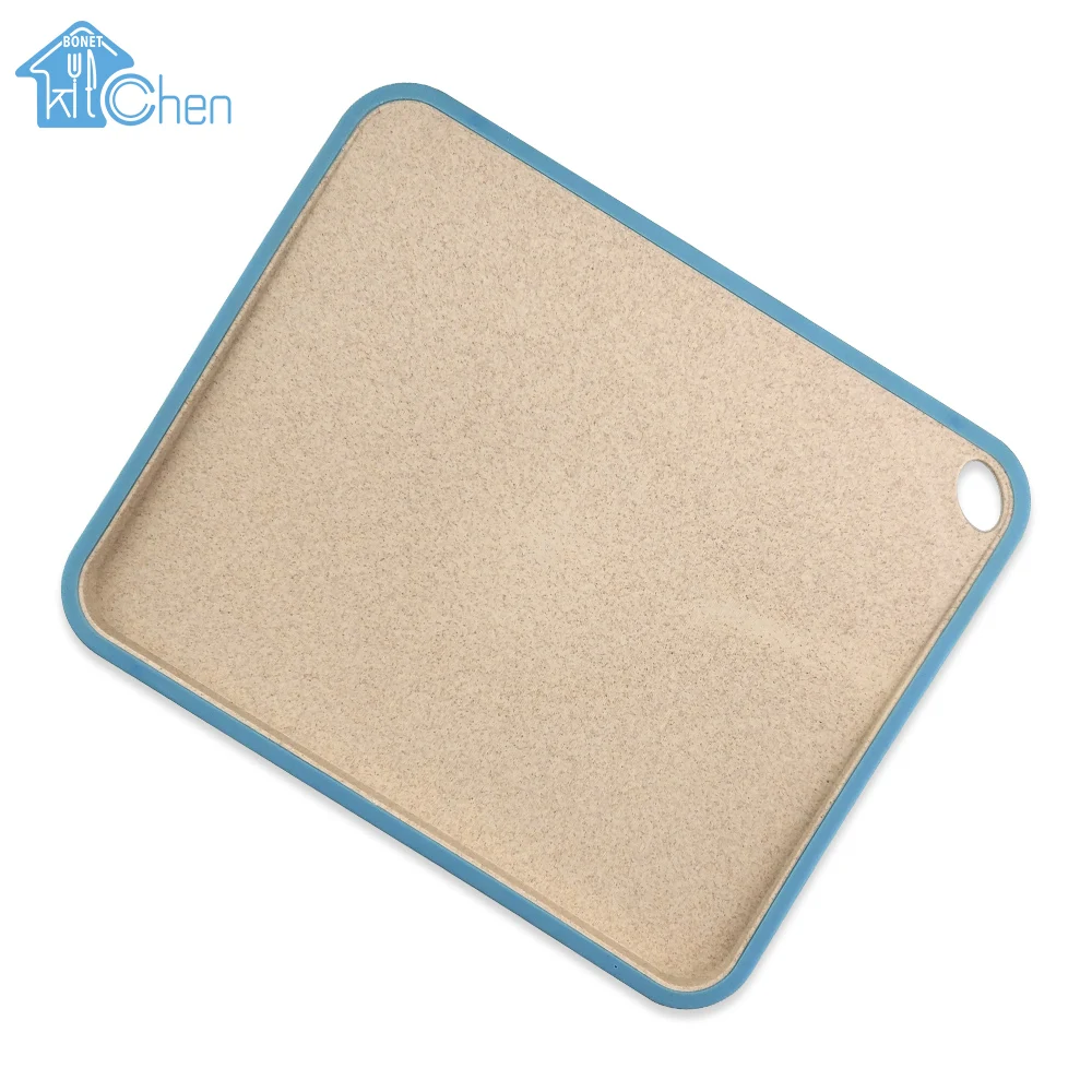 OEM Accepted Wheat Straw Plastic Kitchenware Set Hdpe Cutting Board Design Kitchen Cutting Boards Set