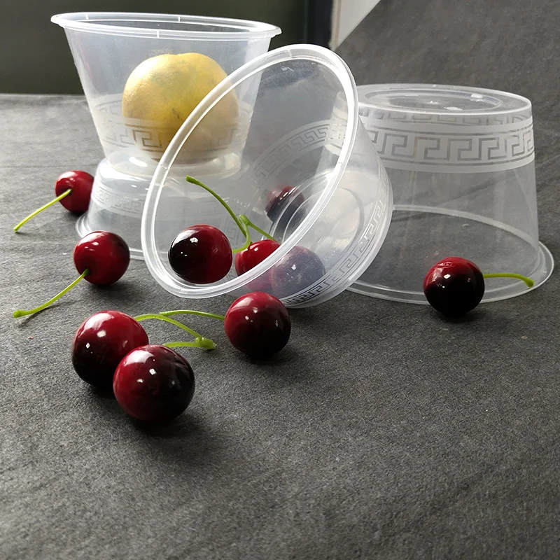 High Quality Disposable Salad Sauce Cup 2 3 4 5 Oz Disposable Plastic Meal Prep Disposable Plastic Food Container