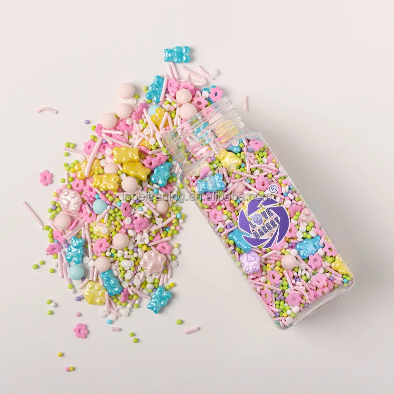 Kosher Cake Sprinkles Cake Decorations Wholesale Rainbow Sprinkles Edible Decorations for Cake Cookies Chocolates Donut Sprinkle