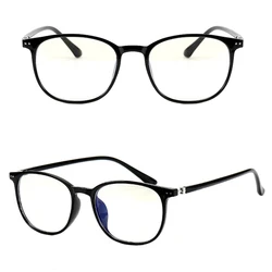 Anti blue light Blocking ray filter glasses tr90 plastic women men fashion slim optical frame